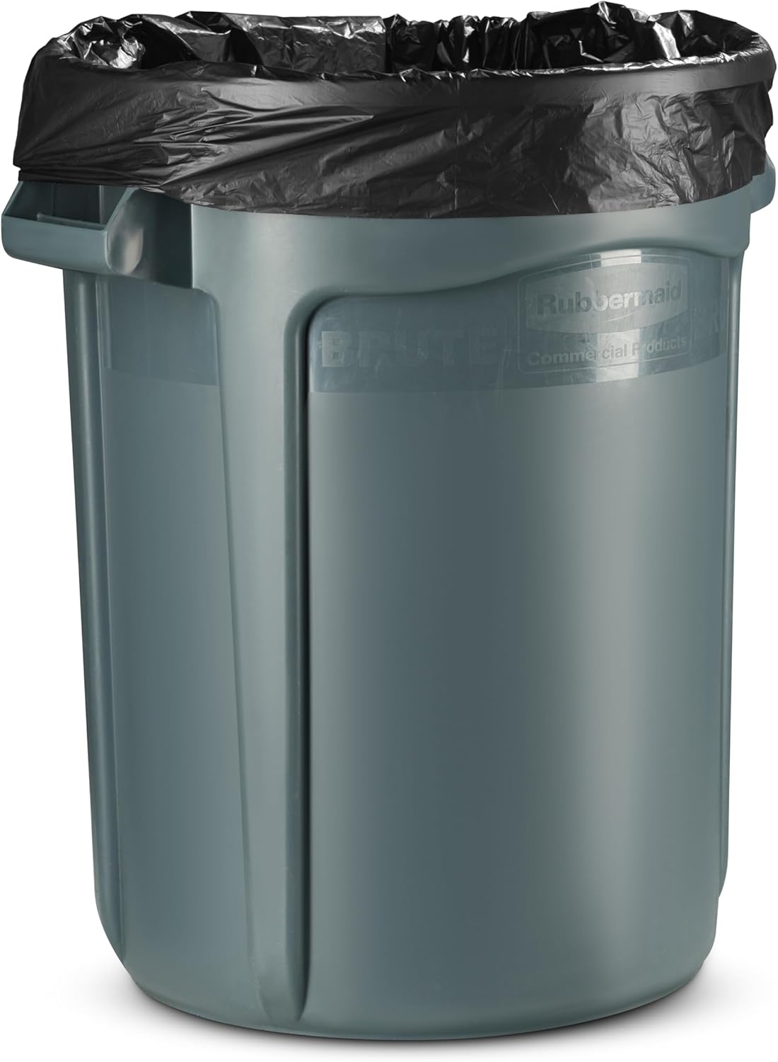 55-60 Gallon Trash Bags Heavy Duty - Bulk 150 Pack Large Garbage Bags - Big Black Commercial Trash Can Liners - Made In USA
