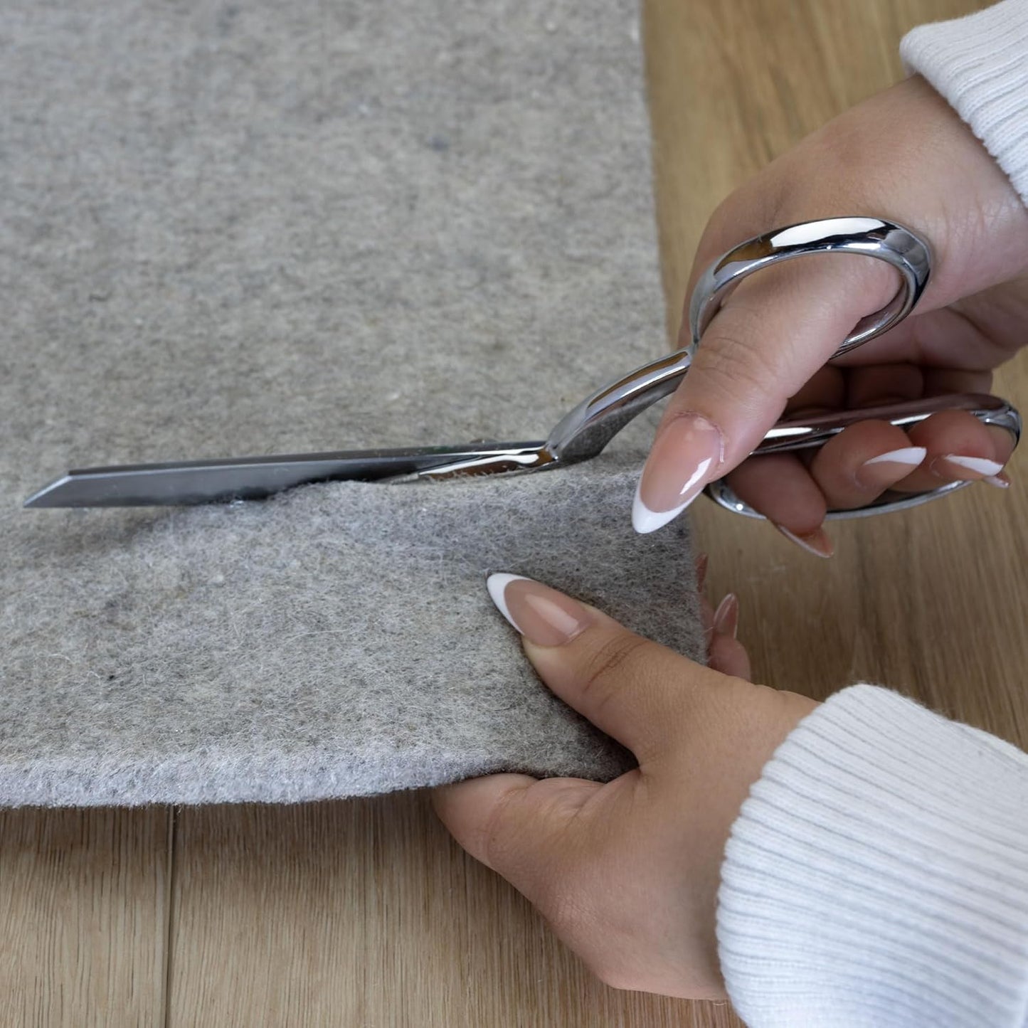 RUGPADUSA - Eco-Plush - 9' Square - 1/2" Thick - 100% Felt - Luxurious Cushioned Rug Pad - Available in 3 Thicknesses, Many Custom Sizes