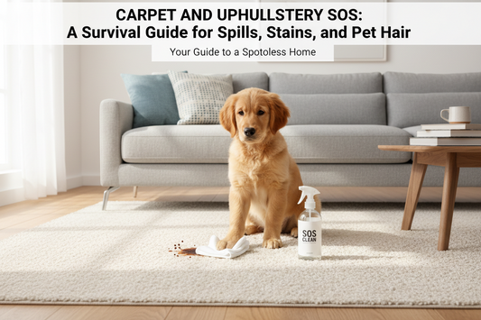 Carpet and Upholstery SOS: A Survival Guide for Spills, Stains, and Pet Hair