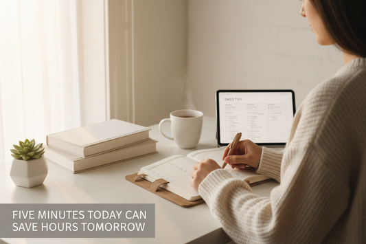 Five Minutes Today Can Save Hours Tomorrow