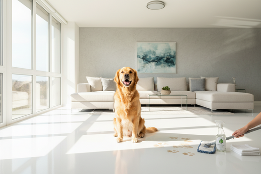 Pure Love, Barefoot Floors: Mastering Pet-Friendly Cleaning with Pristina Clean