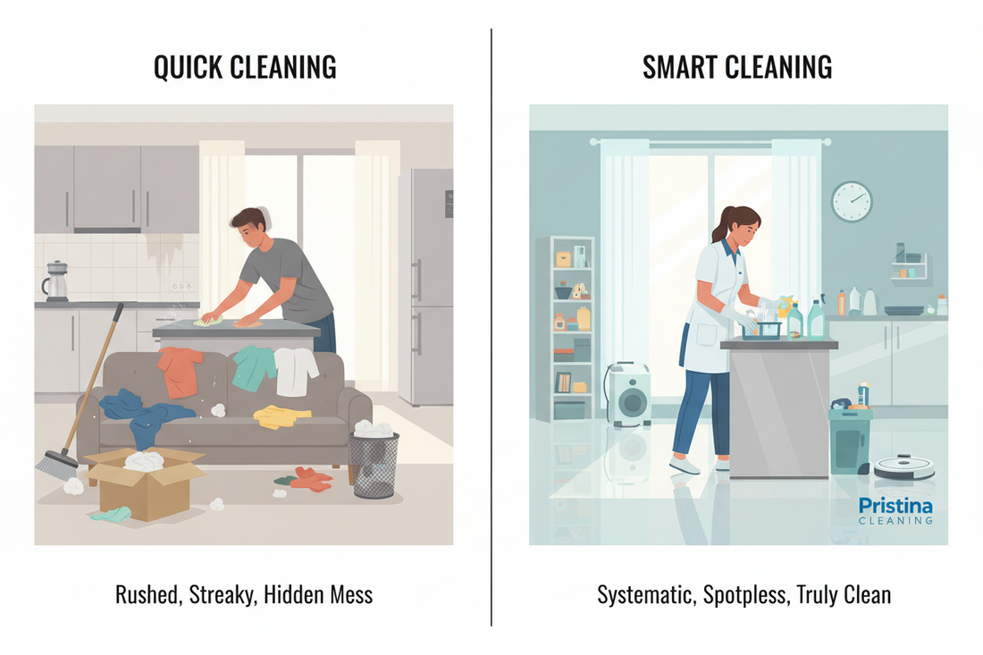 The Difference Between “Quick Cleaning” and Smart Cleaning