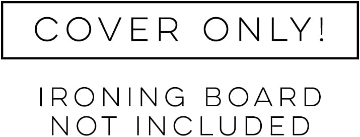 TIVIT Ironing Board Cover 13 x 30, Made in Italy. Pro Grip Pad Covers w/3 Fastener Straps & Pull Bungee Cord - Durable Scorch & Stain Resistant Padded Layers, Heat Reflective AlumiTek PRO Top Coat