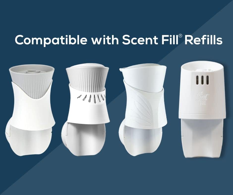 Scent Fill Vanilla Plug in Air Freshener, 4 Scented Oil Refills