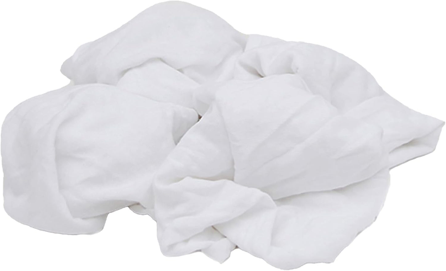 Premium White T-Shirt Cleaning Rags (2 lbs. Bag - Pack of 12) – White Cotton Rags for Cleaning, Staining, Painting, Oil, Grease & Dust Removal – Shop Rags Bulk for Multipurpose use