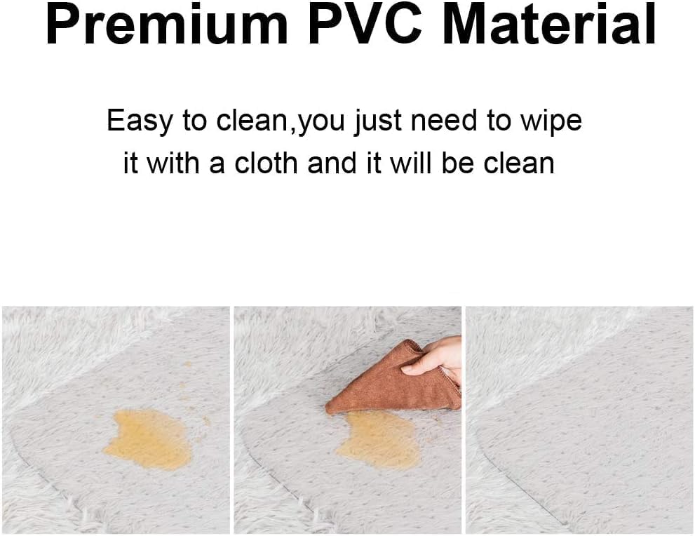 Azadx Chair Mat for Carpet 60"x 36" Large Chair Mats for Carpeted Floors, Office Chair Mats for Carpet Protector Floor Mat on Low Pile Carpets Easy Glide Rolling Desk Computer Chair Mat for Home