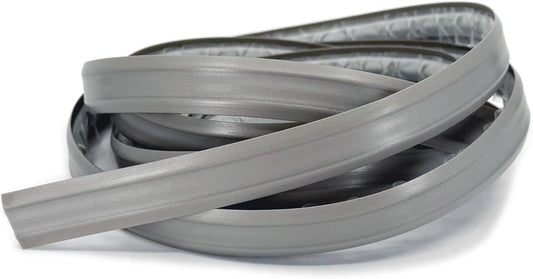 InstaTrim The Original Flexible Trim -10ft Grey 3/4" Wide Caulk Tape - Adhesive Trim with Many Uses Including Caulking for Bathtubs, Sinks, Counters, Tile, Floors - Made in USA