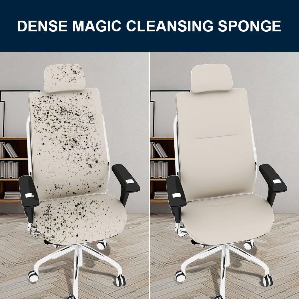 (50 Pack) Extra Large Eraser Sponge - Extra Thick, Long Lasting, Melamine Sponges in Bulk Boat Eraser Multi Surface Scrubber Foam Cleaning Pads - Bathtub, Floor, Baseboard, Bathroom, Wall Cleaner