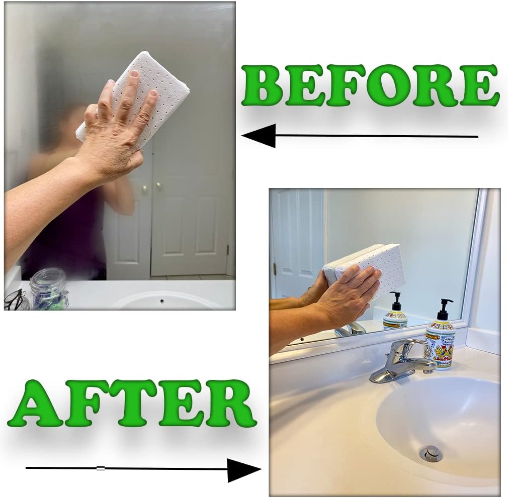 Evelots Car Windshield Cleaner Chamois, 2 Pack, Window Glass Defogger Sponge, Beige