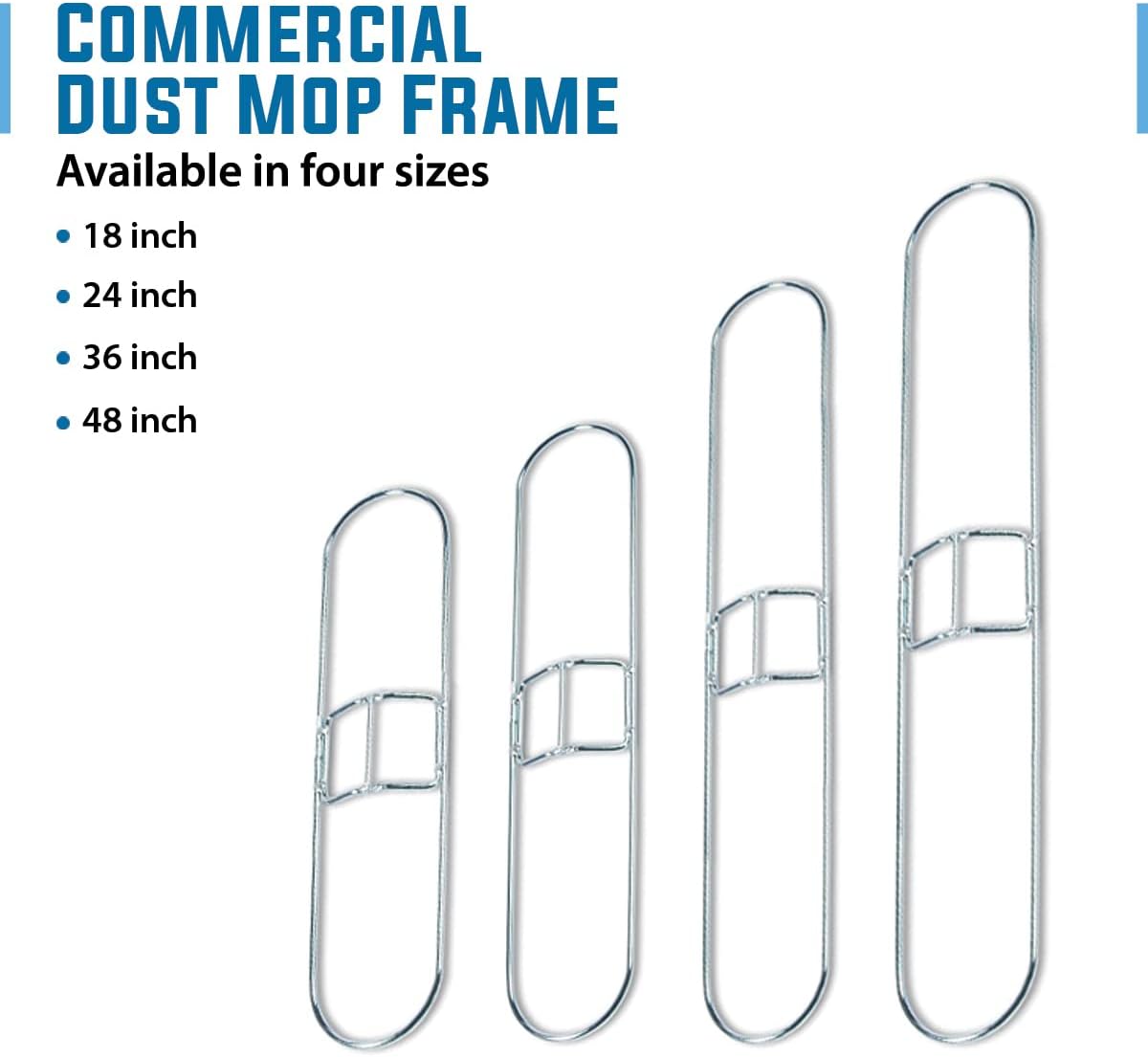 Kleen Handler 24 Inch Commercial Dust Mop Frame (6 Pack)