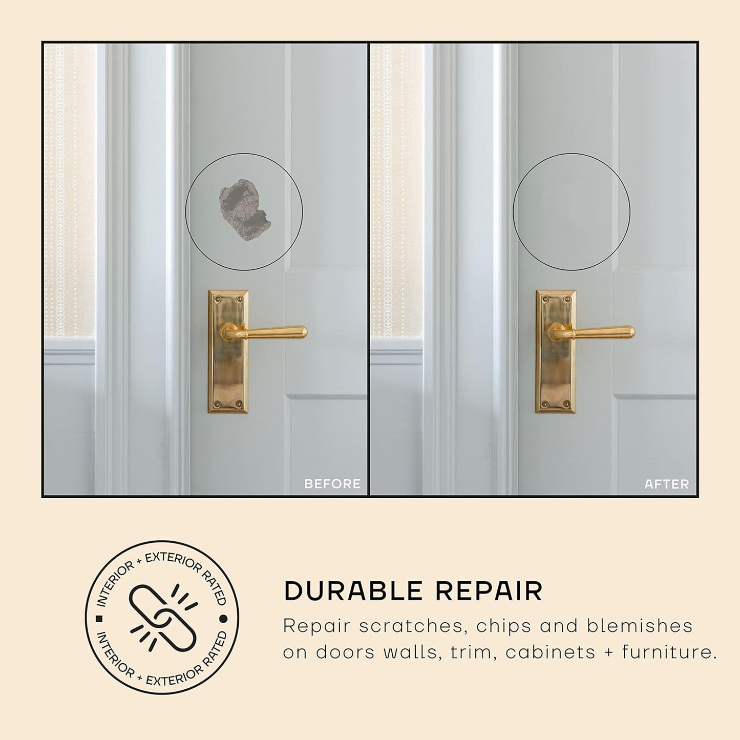 soto Off-White Paint Touch Up, Multi-Surface, Matte Finish (No. 08 Artisan White) - 1.5 Ounces/45 Milliliters of Scratch Repair for Furniture, Walls, Cabinets, Trim, Doors, Indoor/Outdoor