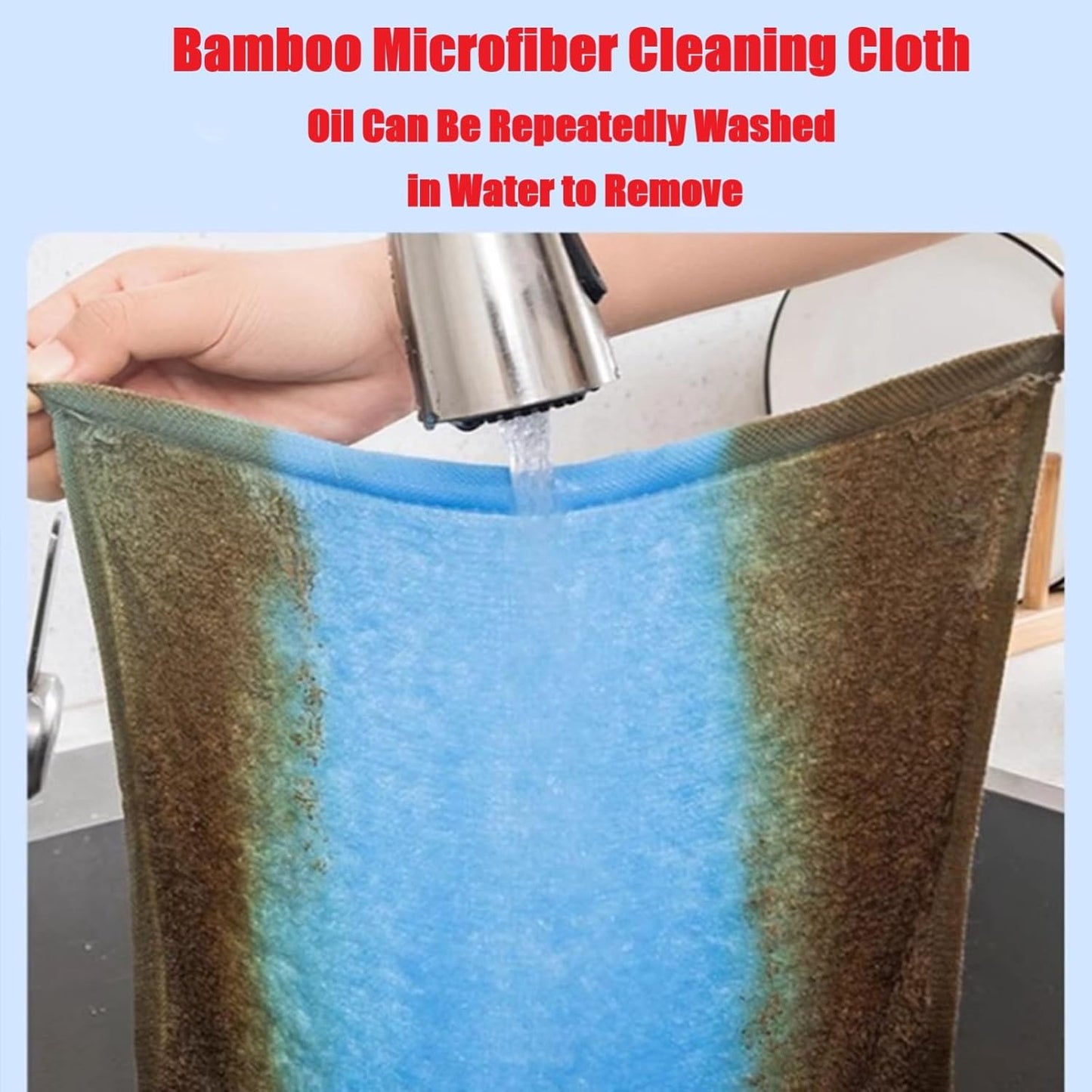 Bamboo Microfiber Cleaning Cloth-8Pcs Kitchen Wash Cloths,Wood Fiber Window Glass Rags,Micro Fiber Cloth for Cleaning Suitable for Dishes,Car Towel Rag Made From Baby Washcloths Material (yellow)