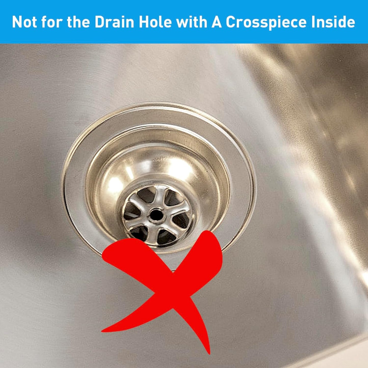 2PCS Bathroom Sink Drain Strainers, 1" Small Conical Premium Stainless Steel Porous Hair Catcher, Drainer Filter, Fit for 1.20"-1.60", Depth Than 1.60" Drain Hole