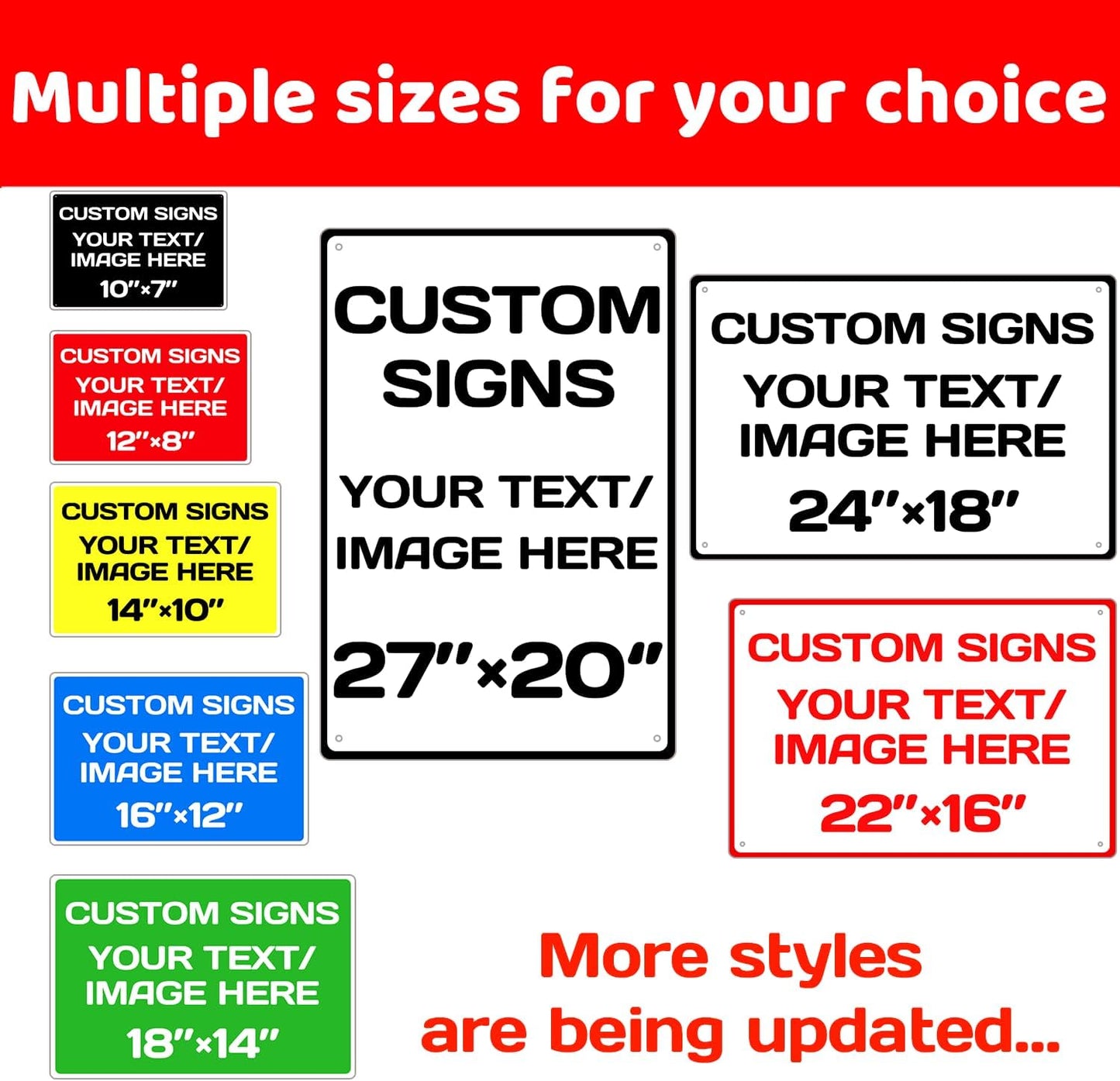 Personalized signs,Aluminum Weatherproof Metal Sign,Optional reflective, double-sided,Custom Personalized Text And picture Here,for garden, door,business,Street