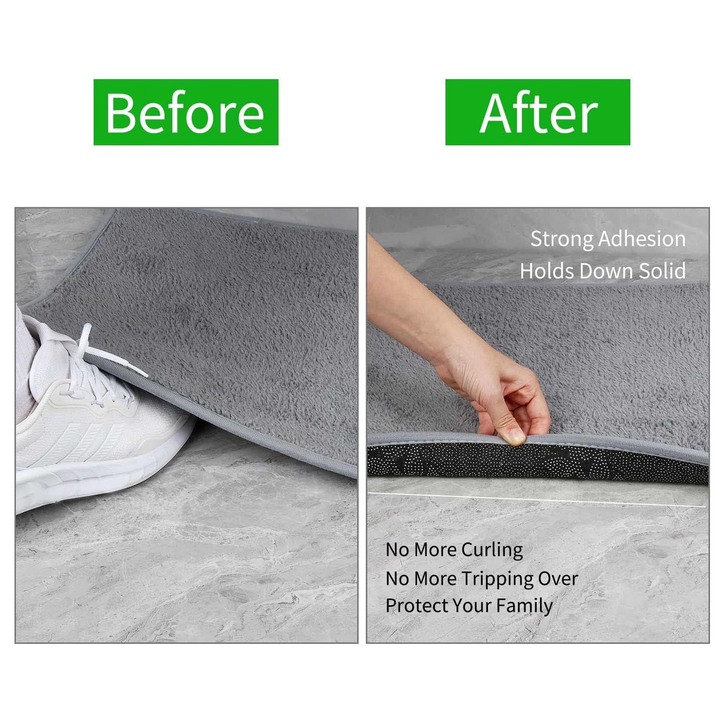 2Pack Double Sided Tape Heavy Duty, 1in x 164FT (328FT Total), Extra Large Universal High Tack Mounting Tape, Strong Wall Adhesive Strips Fiberglass Mesh, Sticky Clear Tape, Poster Decor