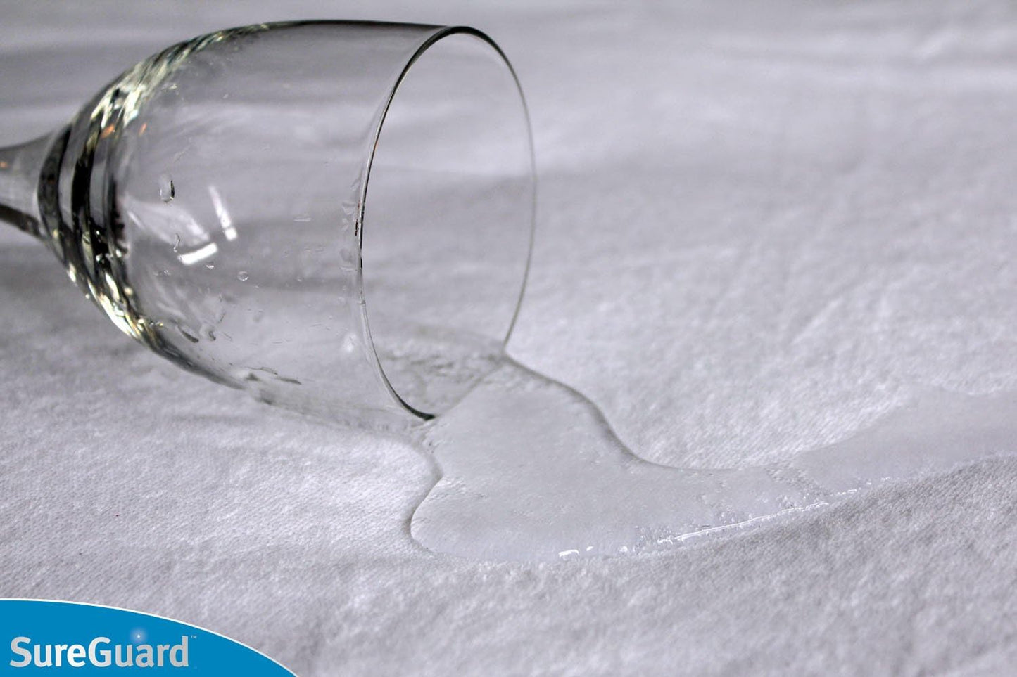 SureGuard King Size Mattress Protector - 100% Waterproof, Hypoallergenic - Premium Fitted Cotton Terry Cover White