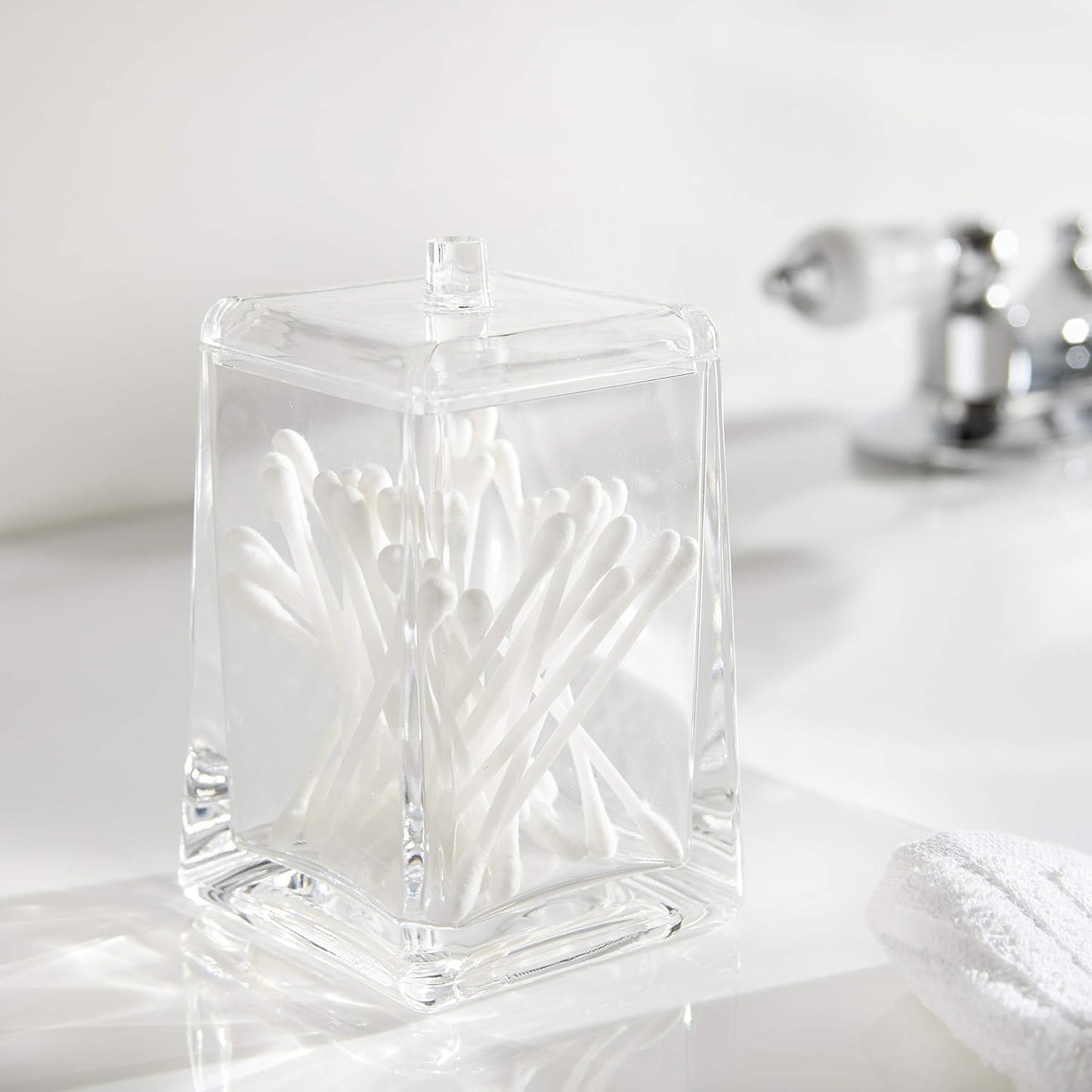 Huang Acrylic Square Tapered Accessory Set (Swab Box)