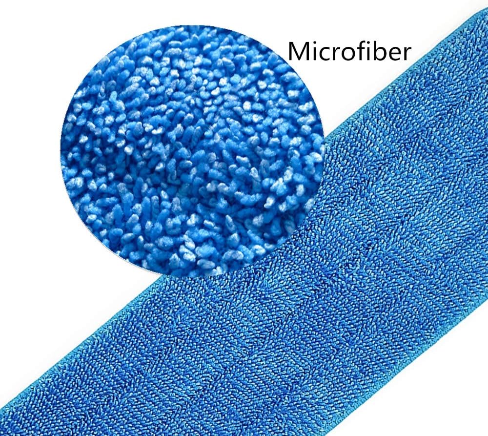 10 Pack Microfiber Spray Mop Replacement Heads for Wet/Dry Mops Floor Cleaning Pads Compatible with Bona Floor Care System