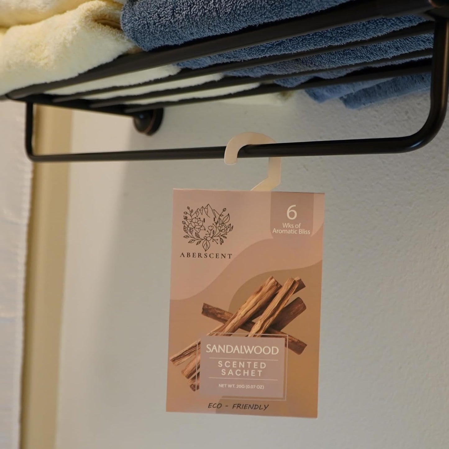 Scented Sachets for Drawer, Closet, Laundry Room, Bathroom - Premium 6 Packs - Air Freshener Odor Eliminator, Potpourri Bags Home Fragrance - (Lavender Rose Cotton Sandalwood Jasmine Ocean)