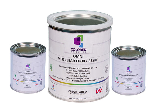Colored Epoxies 1038 Clear 1.5 Gallon Kit Resin and Hardener