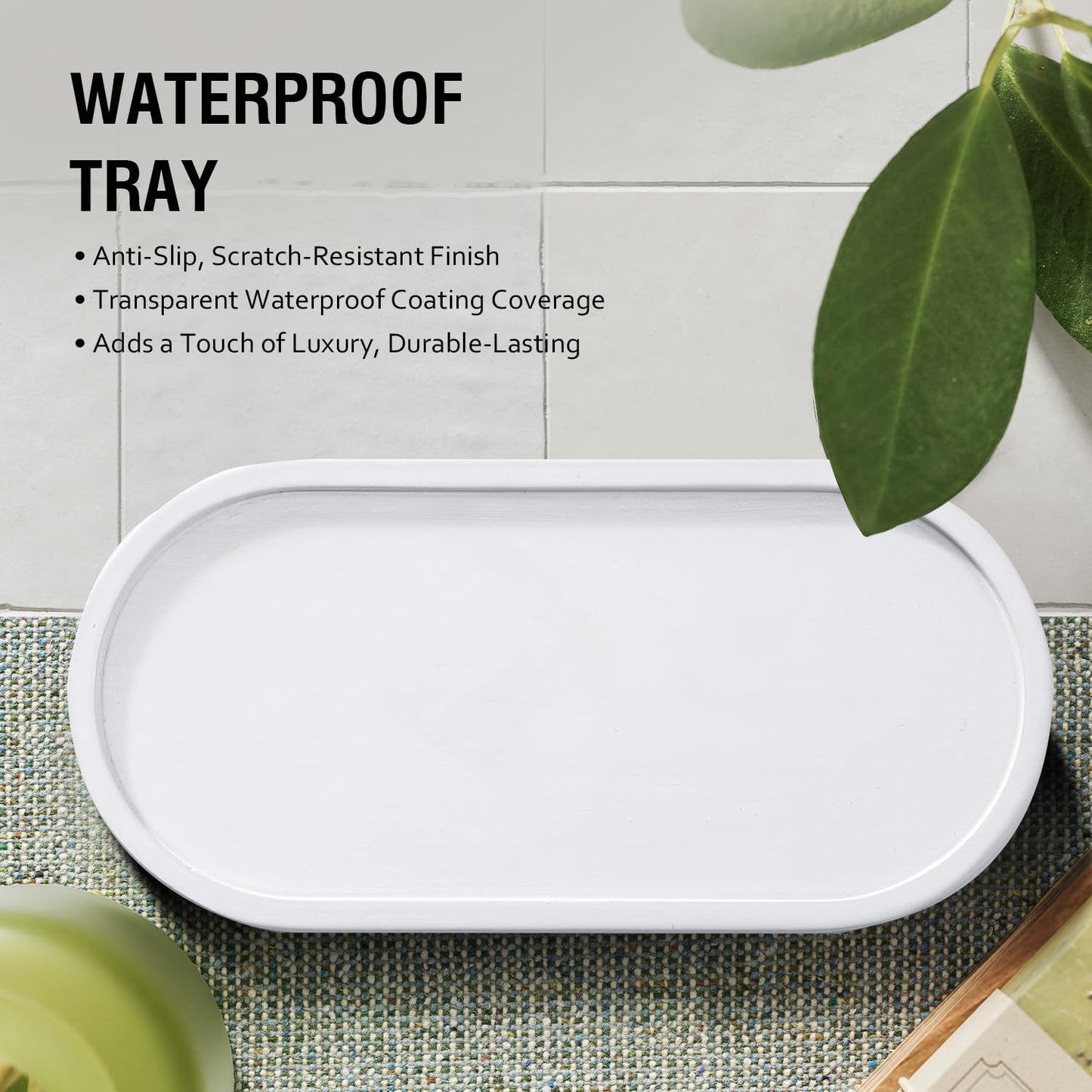MOMEEMO Bathroom Soap Dispenser Set, Contains Lotion and Hand Soap Dispenser, Suitable for Bathroom Decor. (White)