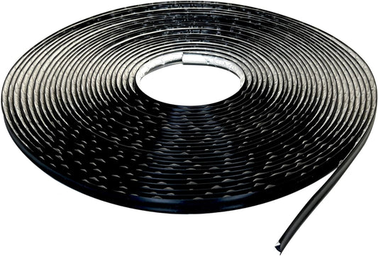 InstaTrim The Original Flexible Trim - 50ft Black 3/4" Wide Caulk Tape - Adhesive Trim with Many Uses Including Caulking for Bathtubs, Sinks, Counters, Tile, Floors - Made in USA