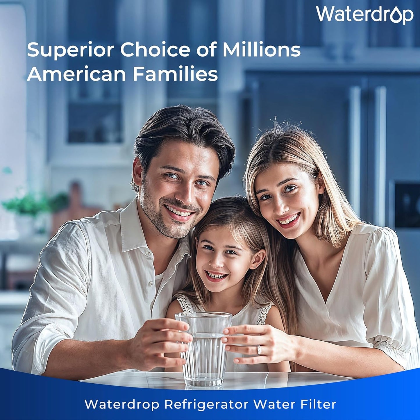 Waterdrop Plus RPWF Refrigerator Water Filter, Replacement for GE® RPWF (NOT RPWFE), Reduce PFAS, WDP-F19, DWF-36, R-3600, MPF15350, OPFG3-RF300, RWF1063, Certified by NSF 401&53&42, 2 Filters