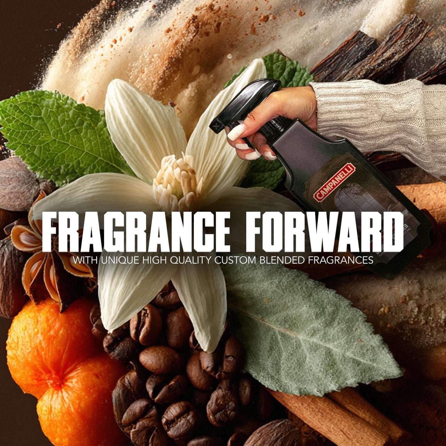Multi-Surface Cleaning Spray Solution, Plant-Powered, Scented (Peppermint Mochaccino)