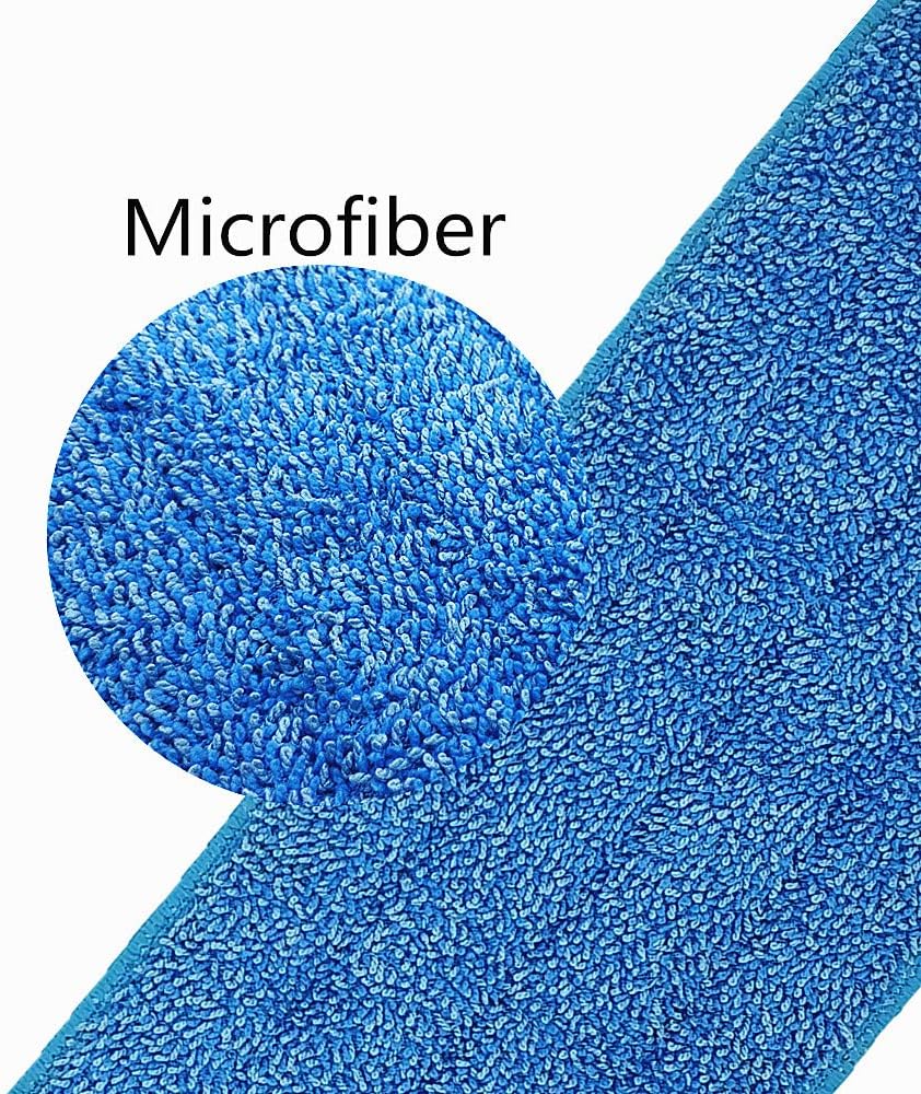 Microfiber Spray Mop Replacement Heads for Wet/Dry Mops Floor Cleaning Pads Compatible with Bona Floor Care System (6 Pack)