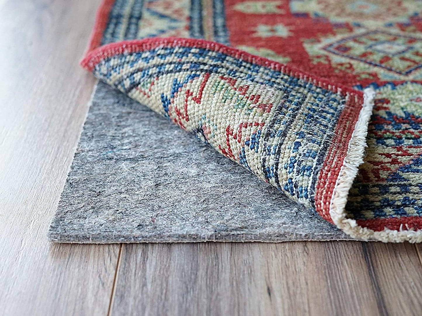 RUGPADUSA - Dual Surface - 2'6" x 9' - 1/4" Thick - Felt + Rubber - Non-Slip Backing Rug Pad - Safe for All Floors
