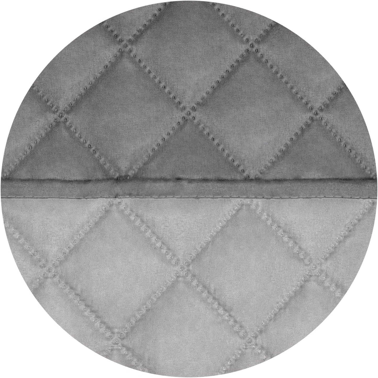 PureFit Reversible Quilted Sofa Cover, Water Resistant Slipcover Furniture Protector, Washable Couch Cover with Non Slip and Elastic Straps for Kids, Dogs, Pets (Oversized Loveseat, Gray/Light Gray)
