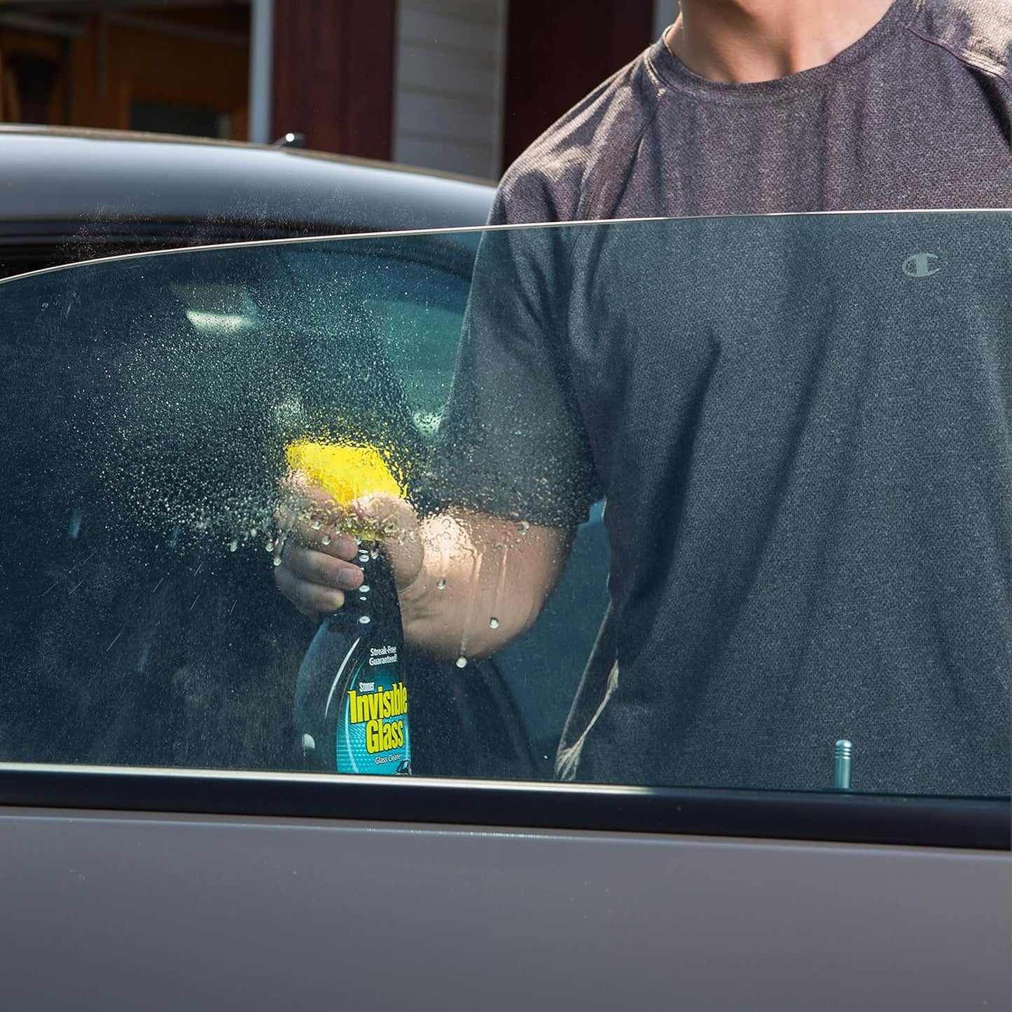 Invisible Glass 92164-4PK Premium Glass and Window Cleaner for Auto and Home Cleans Glass, Windows, Windshields, and More, Streak-Free, Ammonia-Free, Tint-Safe, 22 fl oz (Pack of 4)
