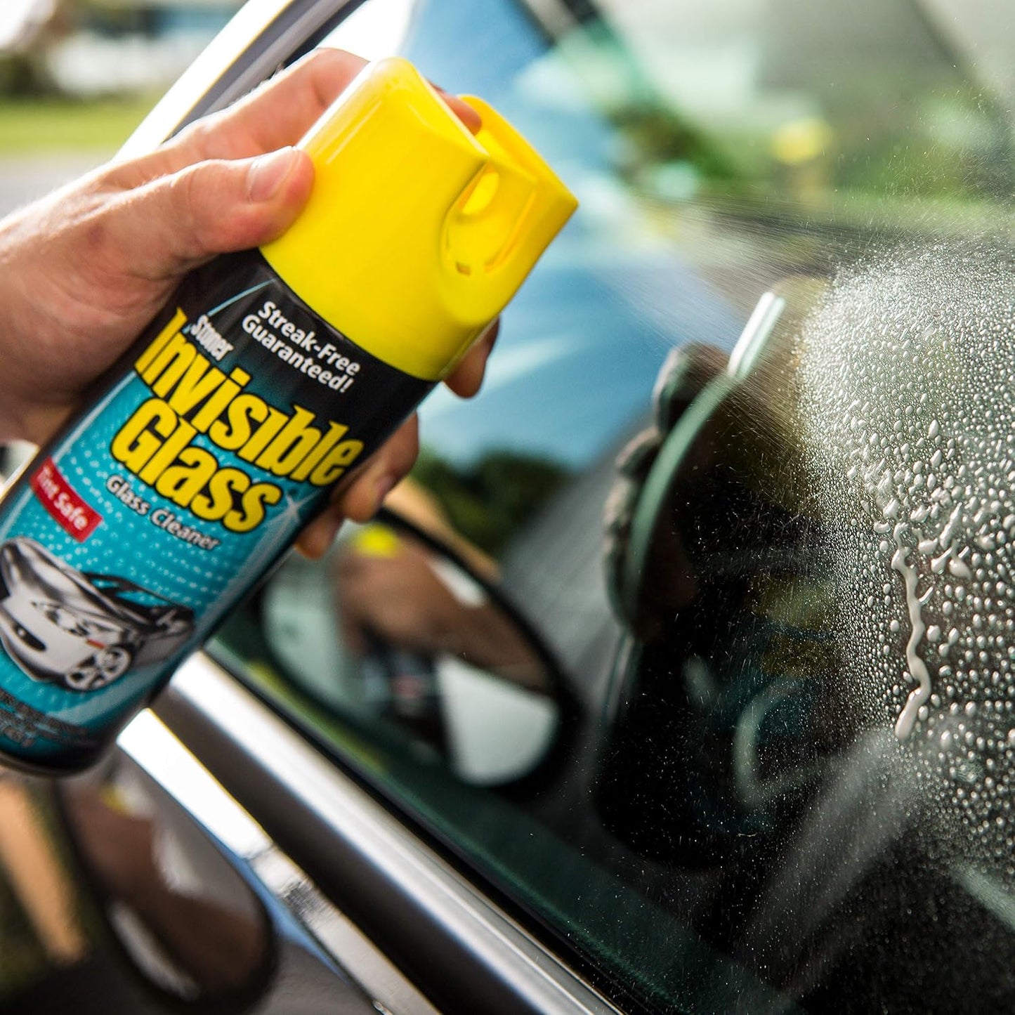 Invisible Glass 91163-2PK Premium Aerosol Glass and Window Cleaner for Auto and Home, Streak-Free, Ammonia-Free, Tint-Safe, 15 oz (Pack of 2)