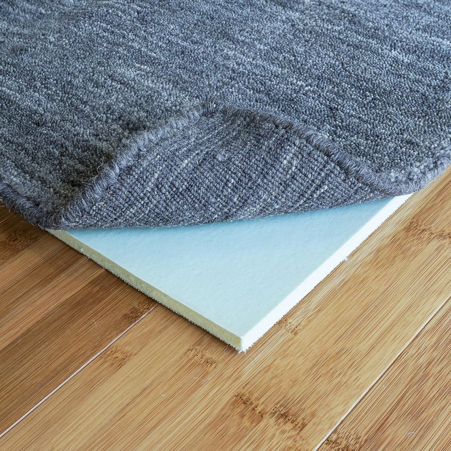 RUGPADUSA - Cloud Comfort Memory Foam - 7'6" x 9'6" - 7/16" Thick - Luxurious Cushioned Rug Pad - Water Resistant
